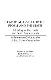 Produktbild: Powers Reserved for the People and the States