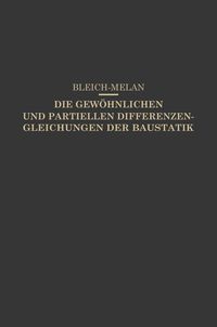 Produktbild: Die Gew&ouml;hnlichen und Partiellen Differenzengleichungen der Baustatik