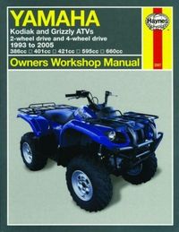 Produktbild: Yamaha Kodiak & Grizzly ATVs (93 - 05) Haynes Repair Manual