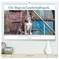 Produktbild: City Dogs im Landschaftspark (hochwertiger Premium Wandkalender 2027 DIN A2 quer), Kunstdruck in Hochglanz