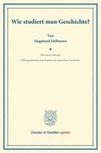 Produktbild: Wie studiert man Geschichte?