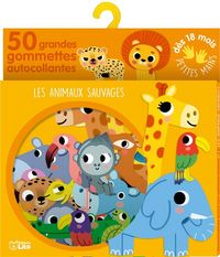 Produktbild: Les animaux sauvages : 50 grandes gommettes autocollantes