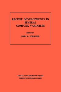 Produktbild: Recent Developments in Several Complex Variables
