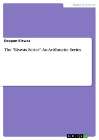 Produktbild: The "Biswas Series". An Arithmetic Series