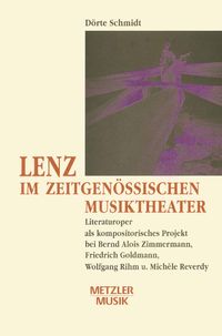Produktbild: Lenz im zeitgen&ouml;ssischen Musiktheater