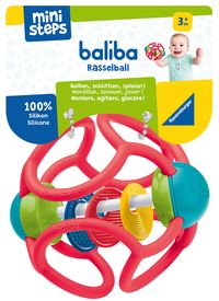 Produktbild: Ministeps baliba Rasselball rot - ab 3 Monate