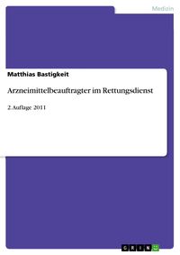 Produktbild: Arzneimittelbeauftragter im Rettungsdienst