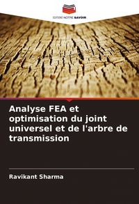 Produktbild: Analyse FEA et optimisation du joint universel et de l'arbre de transmission