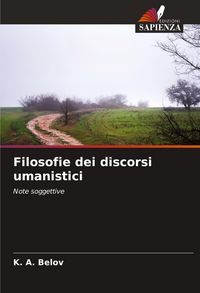 Produktbild: Filosofie dei discorsi umanistici