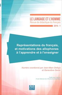 Produktbild: Representations du francais et motivations des allophones a l'apprendre et a l'enseigner