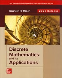 Produktbild: Discrete Mathematics and Its Applications: 2025 Release ISE