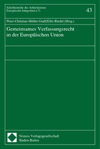 Produktbild: Gemeinsames Verfassungsrecht in der Europ&auml;ischen Union
