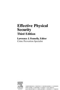 Produktbild: Effective Physical Security