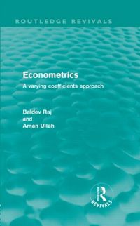 Produktbild: Raj, B: Econometrics