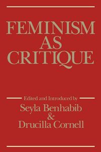 Produktbild: Feminism as Critique