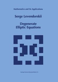 Produktbild: Degenerate Elliptic Equations
