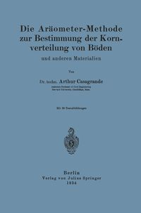 Produktbild: Die Ar&auml;ometer-Methode zur Bestimmung der Kornverteilung von B&ouml;den und anderen Materialien