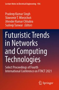 Produktbild: Futuristic Trends in Networks and Computing Technologies