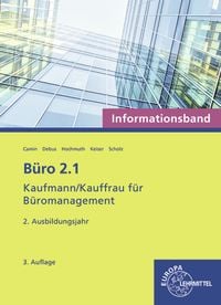 Produktbild: B&uuml;ro 2.1 - Informationsband - 2. Ausbildungsjahr