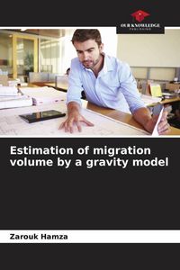 Produktbild: Estimation of migration volume by a gravity model