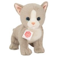 Produktbild: Teddy Hermann 918417 - Babykatze grau, 24 cm, Pl&uuml;schtier