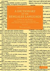 Produktbild: A Dictionary of the Bengalee Language - Volume 1