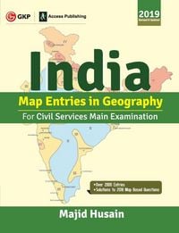Produktbild: India Map Entries in Geography for Civil Services Main Examination 2019