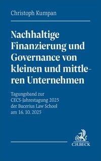 Produktbild: Nachhaltige Finanzierung und Governance von kleinen und mittleren Unternehmen