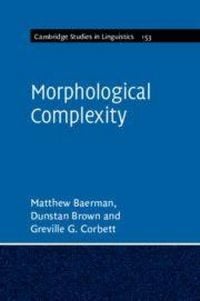 Produktbild: Morphological Complexity