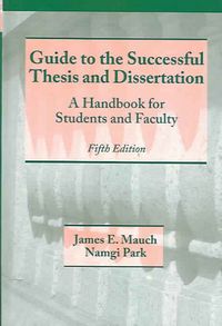 Produktbild: Guide to the Successful Thesis and Dissertation