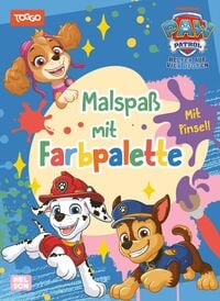 Produktbild: PAW Patrol Kindergartenheft: Malspa&szlig; mit Farbpalette