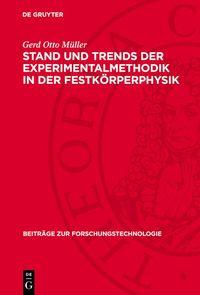 Produktbild: Stand und Trends der Experimentalmethodik in der Festk&ouml;rperphysik