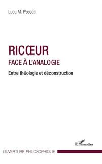 Produktbild: Ricoeur face A l'analogie - entre theologie et deconstructio