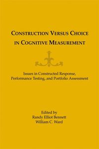 Produktbild: Construction Versus Choice in Cognitive Measurement