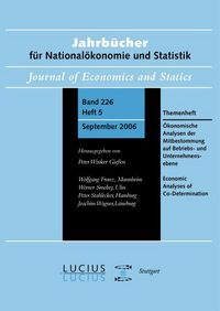 Produktbild: &Ouml;konomische Analysen der Mitbestimmung auf Betriebs- und Unternehmensebene