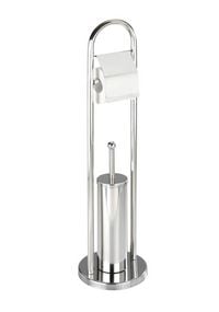Produktbild: Exclusiv Stand WC-Garnitur Mod. Vasto Edelstahl, rostfrei
