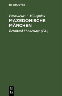 Produktbild: Mazedonische M&auml;rchen
