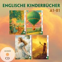 Produktbild: Englische Kinderb&uuml;cher A1-B1 (4 B&uuml;cher + 4 Audio-CDs)