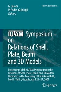 Produktbild: IUTAM Symposium on Relations of Shell, Plate, Beam and 3D Models