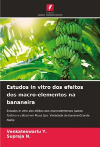 Produktbild: Estudos in vitro dos efeitos dos macro-elementos na bananeira
