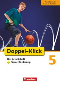Produktbild: Doppel-Klick - Grundausgabe Nordrhein-Westfalen. 5. Schuljahr. Arbeitsheft Sprachf&ouml;rderung