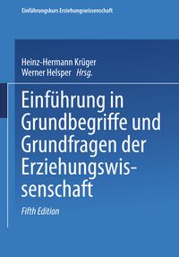 Produktbild: Einf&uuml;hrung in Grundbegriffe und Grundfragen der Erziehungswissenschaft