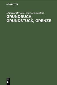 Produktbild: Grundbuch, Grundst&uuml;ck, Grenze