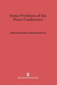 Produktbild: Some Problems of the Peace Conference