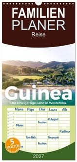 Produktbild: Familienplaner 2027 - Guinea - Das einzigartige Land in Westafrika. mit 5 Spalten (Wandkalender, 21 x 45 cm) CALVENDO
