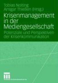Produktbild: Krisenmanagement in der Mediengesellschaft