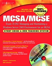 Produktbild: MCSA/MCSE Managing and Maintaining a Windows Server 2003 Environment for an MCSA Certified on Windows 2000 (Exam 70-292)