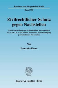 Produktbild: Zivilrechtlicher Schutz gegen Nachstellen.