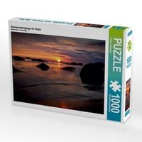 Produktbild: CALVENDO Puzzle Sonnenuntergang vor Hasle | 1000 Teile Lege-Gr&ouml;&szlig;e 64x48cm Foto-Puzzle f&uuml;r gl&uuml;ckliche Stunden