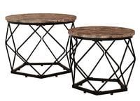 Produktbild: 2er Set Beistelltisch Sofatisch Helaro M